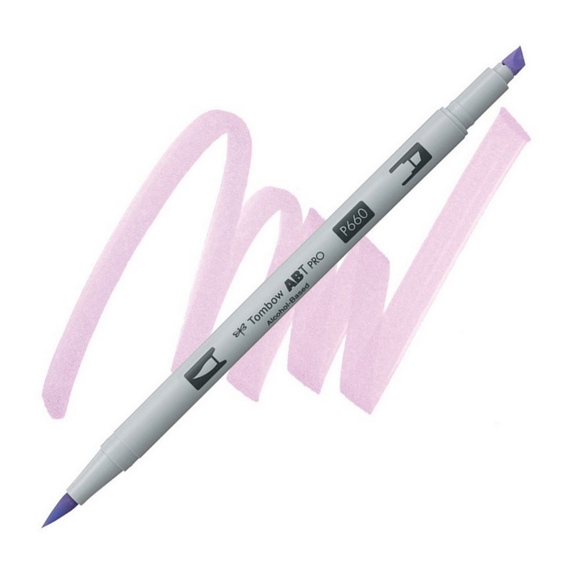 TOMBOW ABT PRO lihový Dual Brush Pen, lavender blush 660