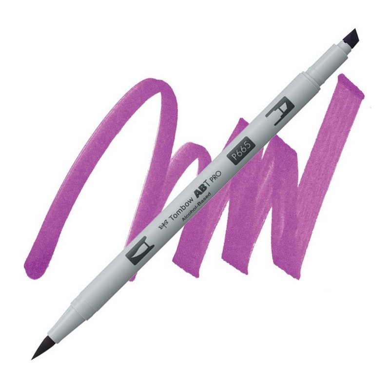 TOMBOW ABT PRO lihový Dual Brush Pen, purple 665