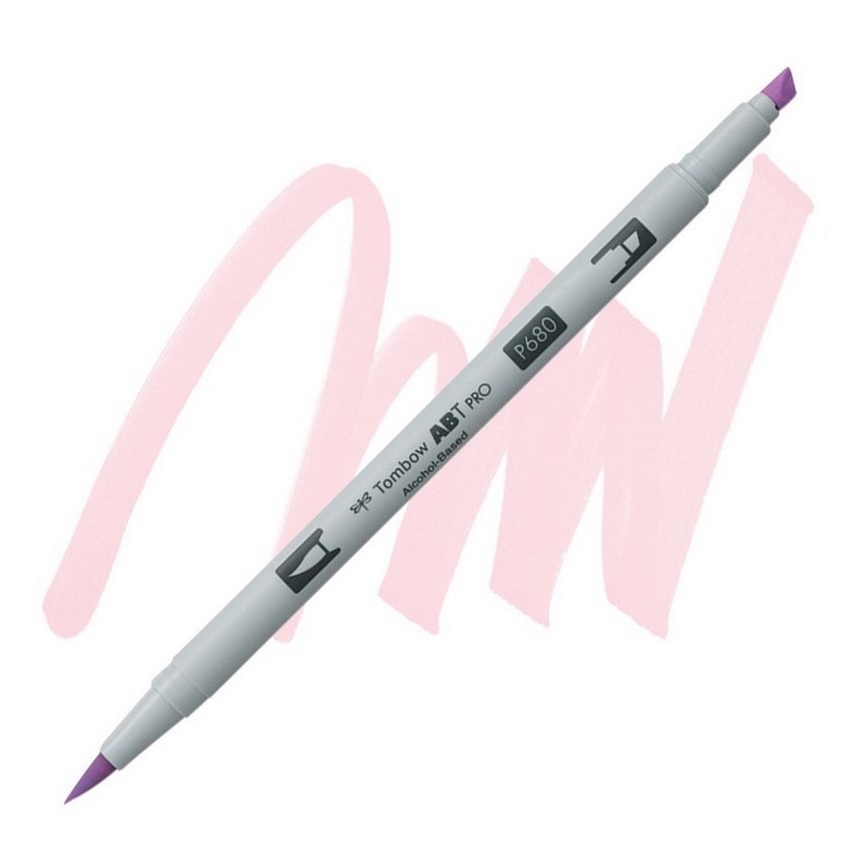 TOMBOW ABT PRO lihový Dual Brush Pen, ice pink 680