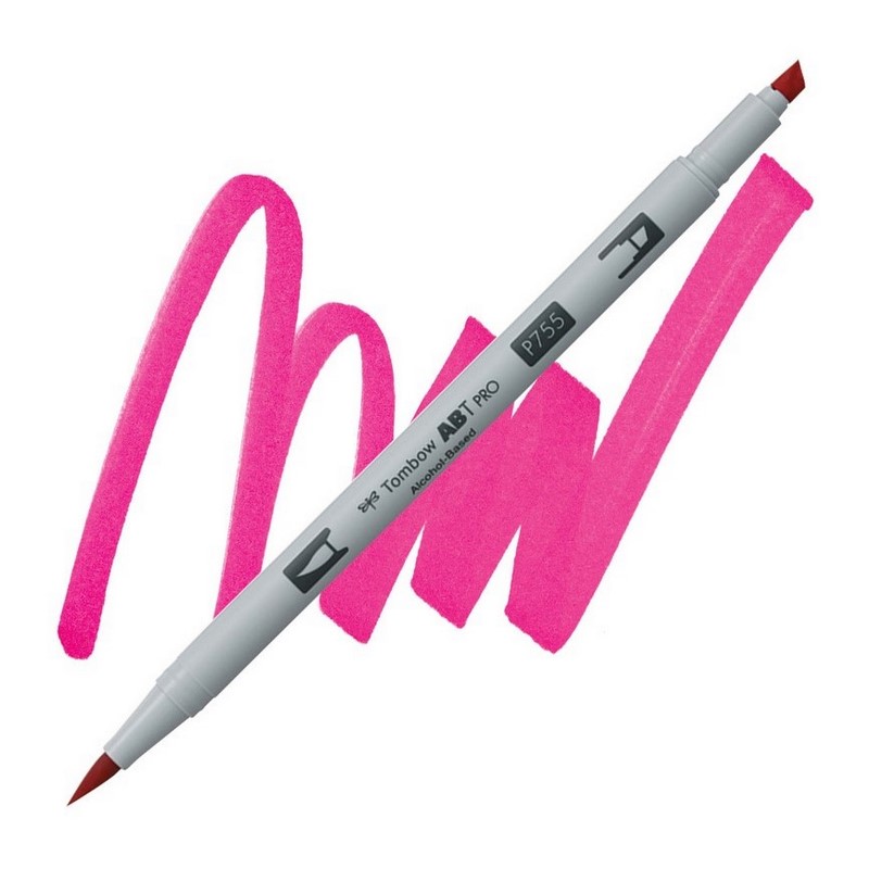 TOMBOW ABT PRO lihový Dual Brush Pen, rubine red 755