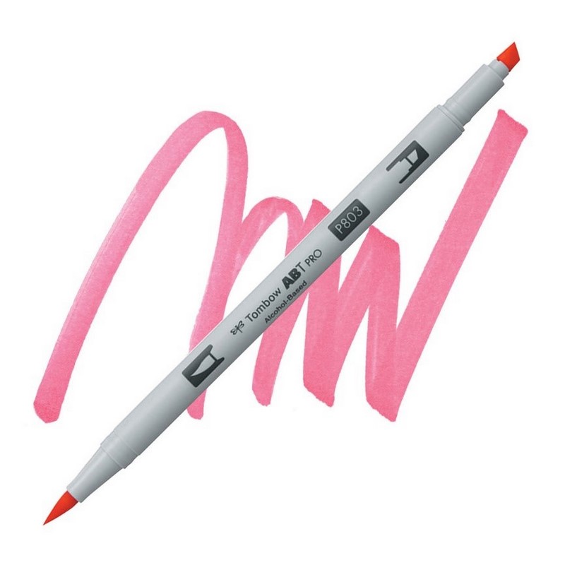 TOMBOW ABT PRO lihový Dual Brush Pen, pink punch 803
