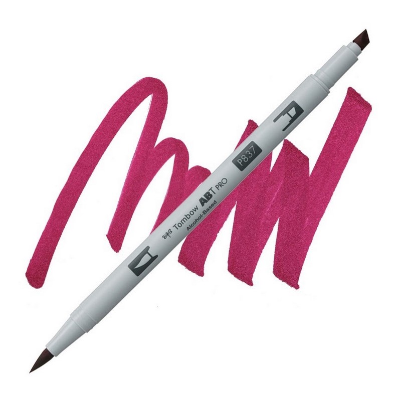 TOMBOW ABT PRO lihový Dual Brush Pen, wine red 837
