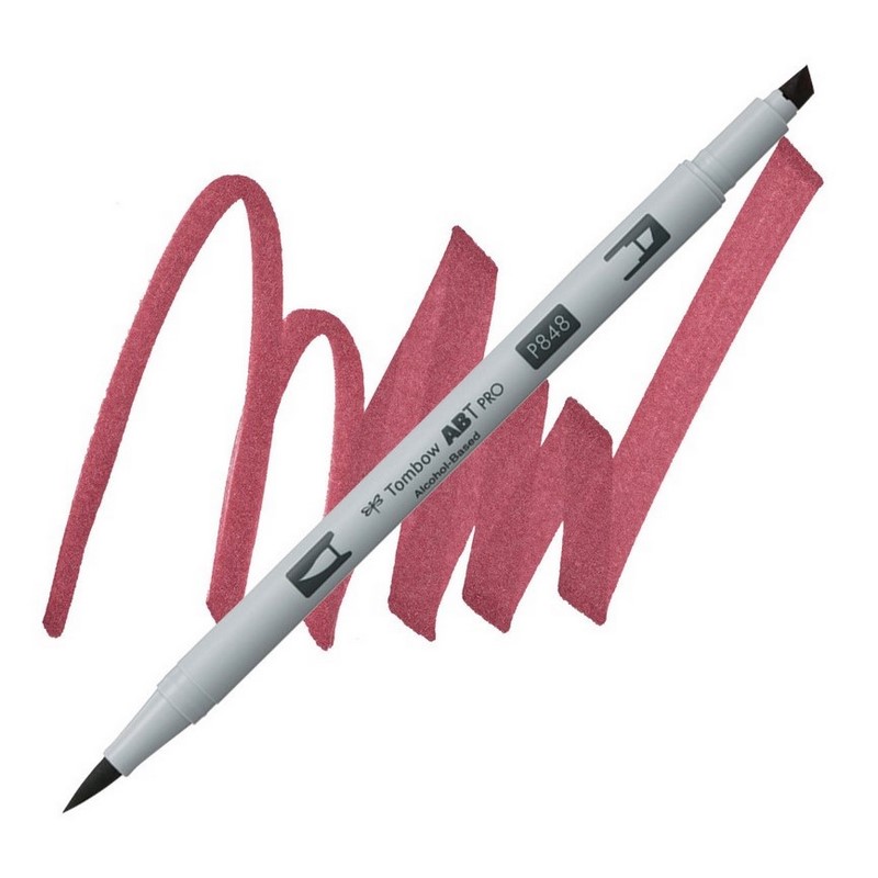 TOMBOW ABT PRO lihový Dual Brush Pen, wineberry 848