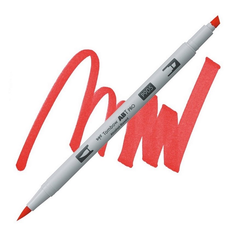 TOMBOW ABT PRO lihový Dual Brush Pen, red 905