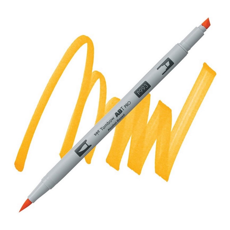 TOMBOW ABT PRO lihový Dual Brush Pen, chrome orange 993