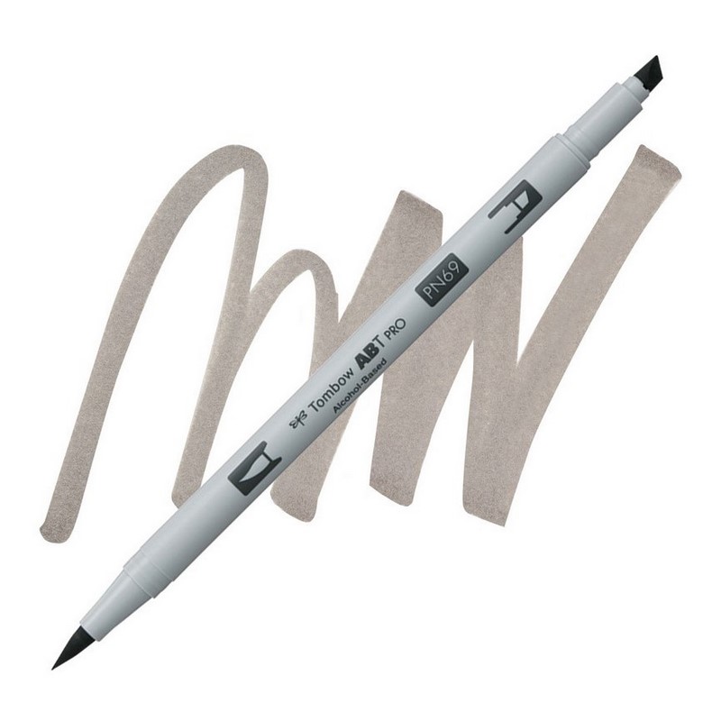 TOMBOW ABT PRO lihový Dual Brush Pen, warm gray 4 N69