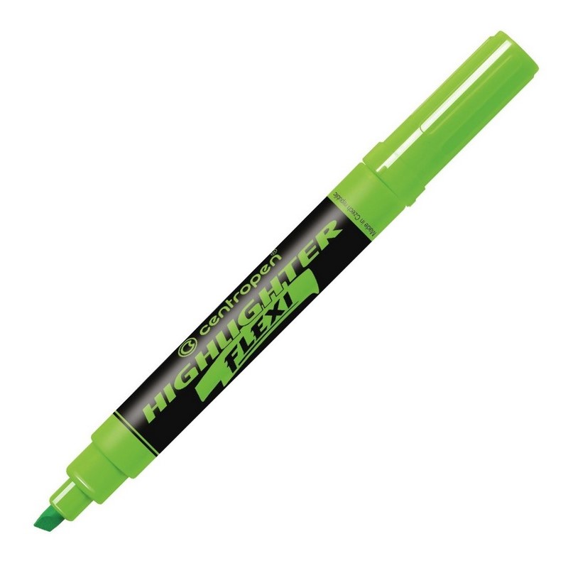 Zvýrazňovač silný FLEXI CENTROPEN 8542, zelený