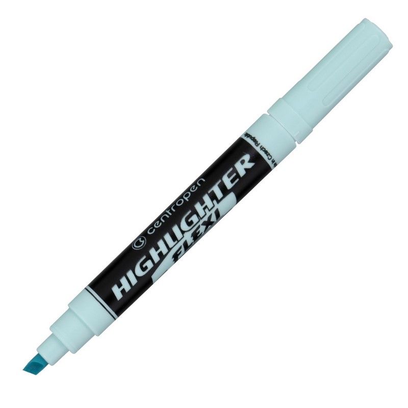 Zvýrazňovač silný FLEXI CENTROPEN 8542, modrý pastelový