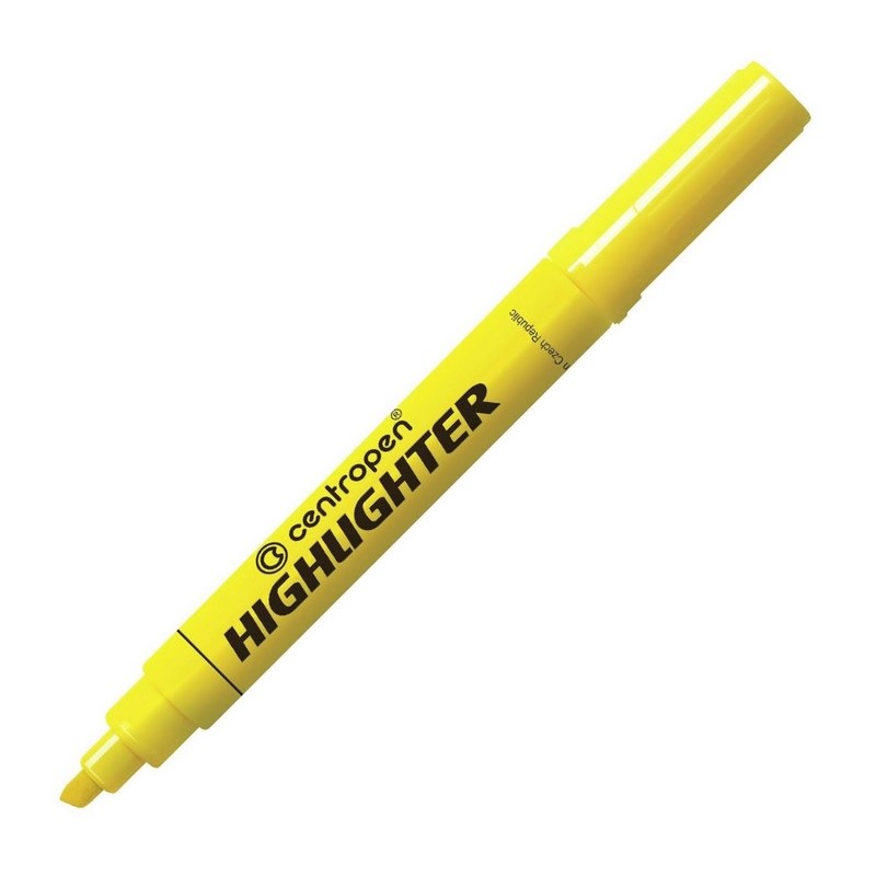 Zvýrazňovač silný CENTROPEN 8552, žlutý