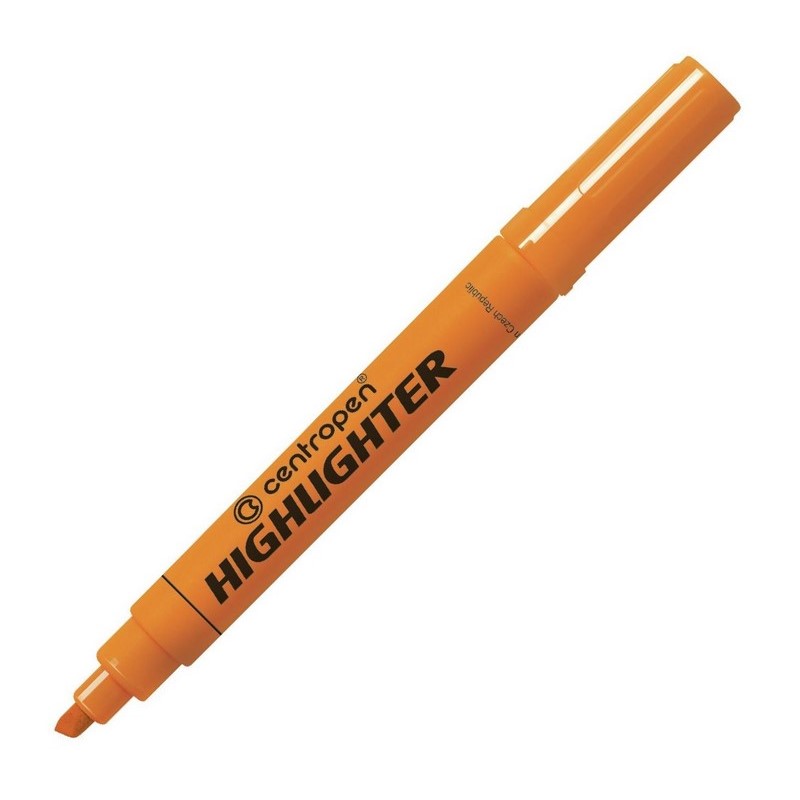 Zvýrazňovač silný CENTROPEN 8552, oranžový