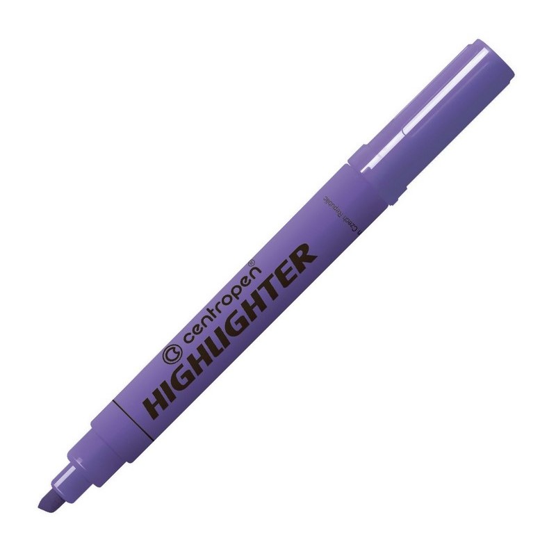 Zvýrazňovač silný CENTROPEN 8552, fialový