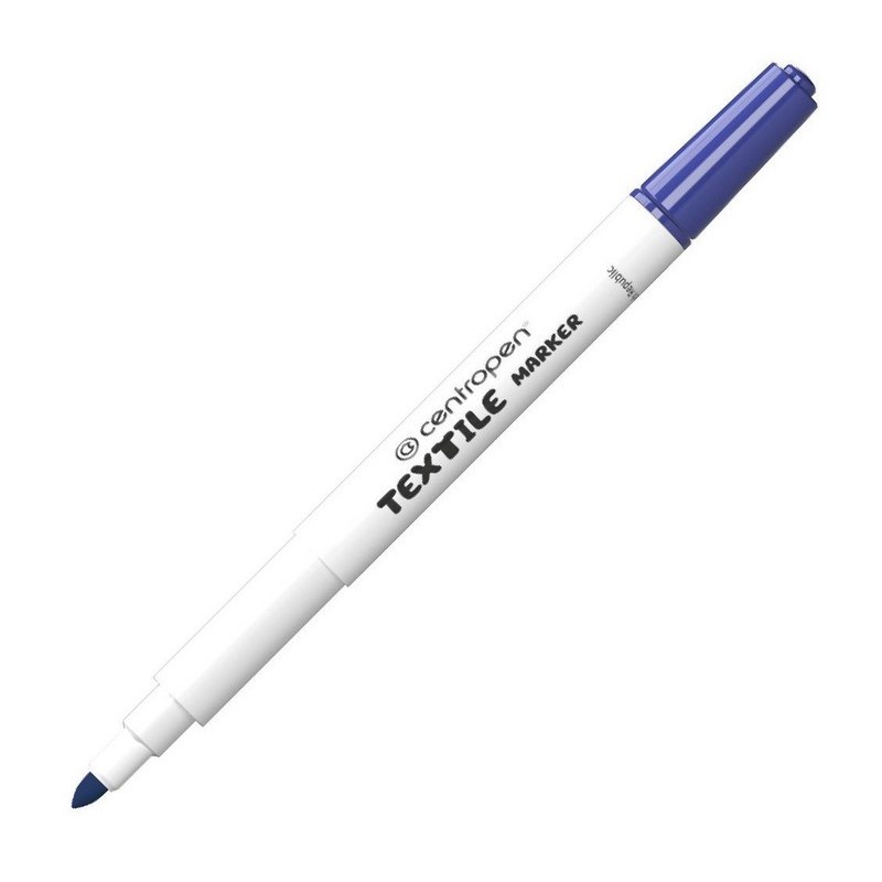 Fixa na textil CENTROPEN 2739, modrá