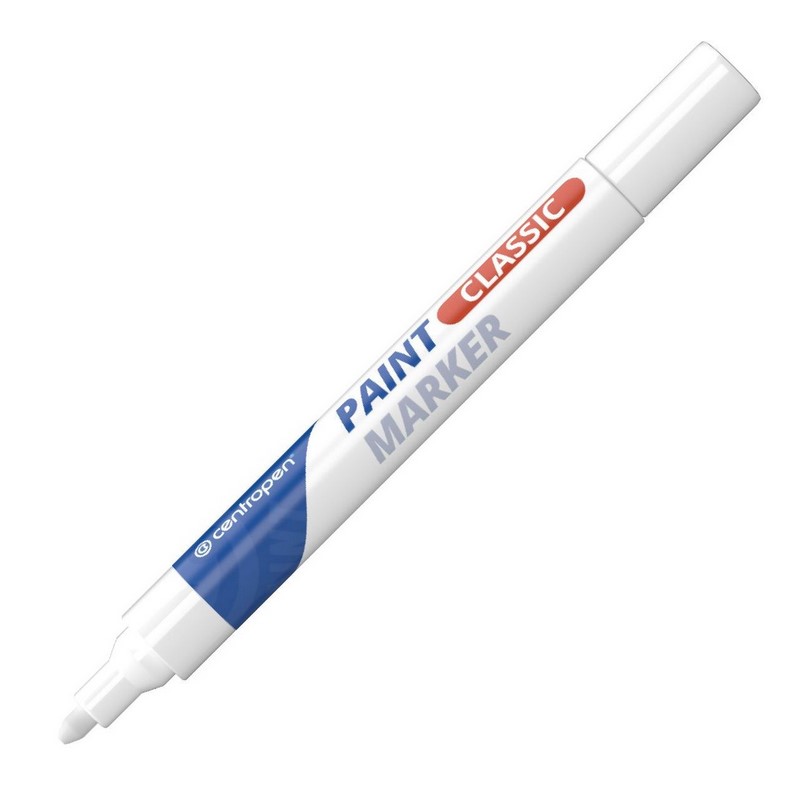 Lakový popisovač CENTROPEN 9100, bílý