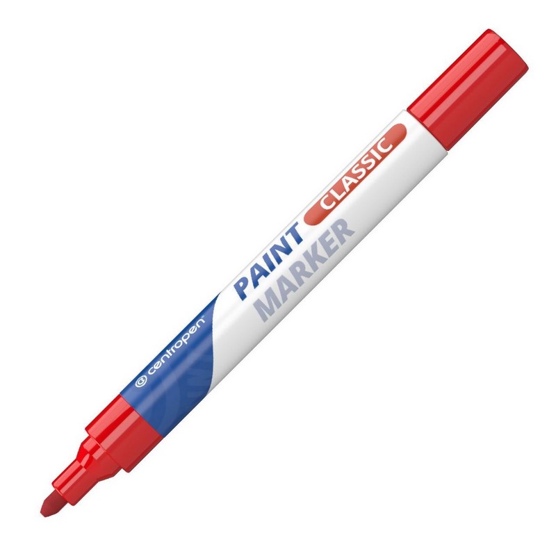 Lakový popisovač CENTROPEN 9100, červený