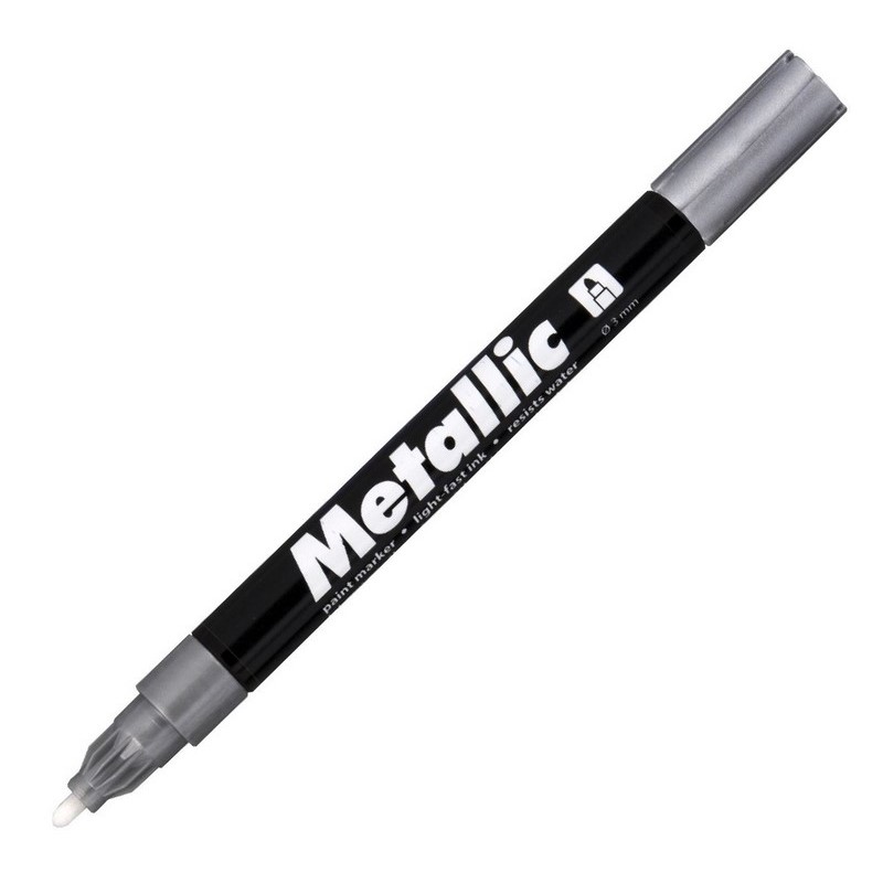 Lakový popisovač CENTROPEN 9220, stříbrný metalický