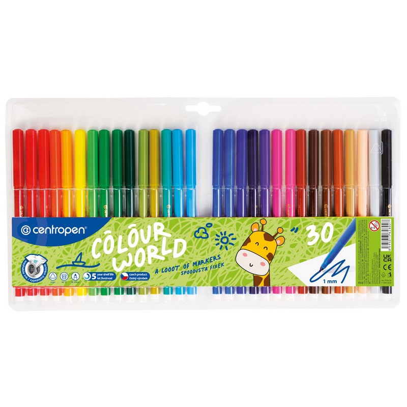 Fixy COLOUR WORLD CENTROPEN 7550, 30ks