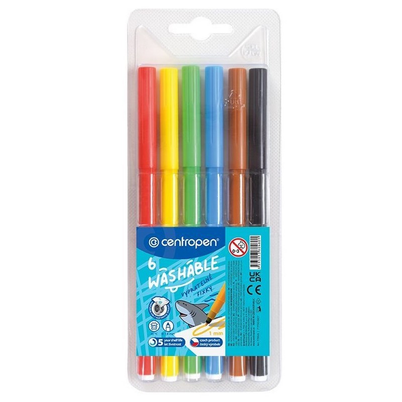 Fixy WASHABLE CENTROPEN 7790, 6ks
