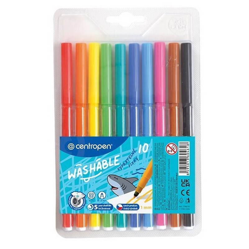 Fixy WASHABLE CENTROPEN 7790, 10ks