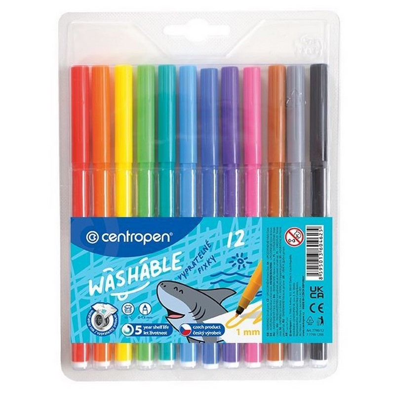 Fixy WASHABLE CENTROPEN 7790, 12ks