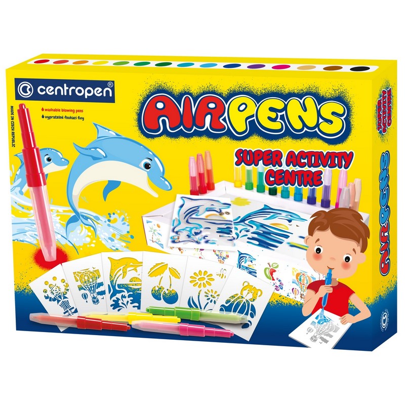 Foukací fixy CENTROPEN 1500, Super Activity