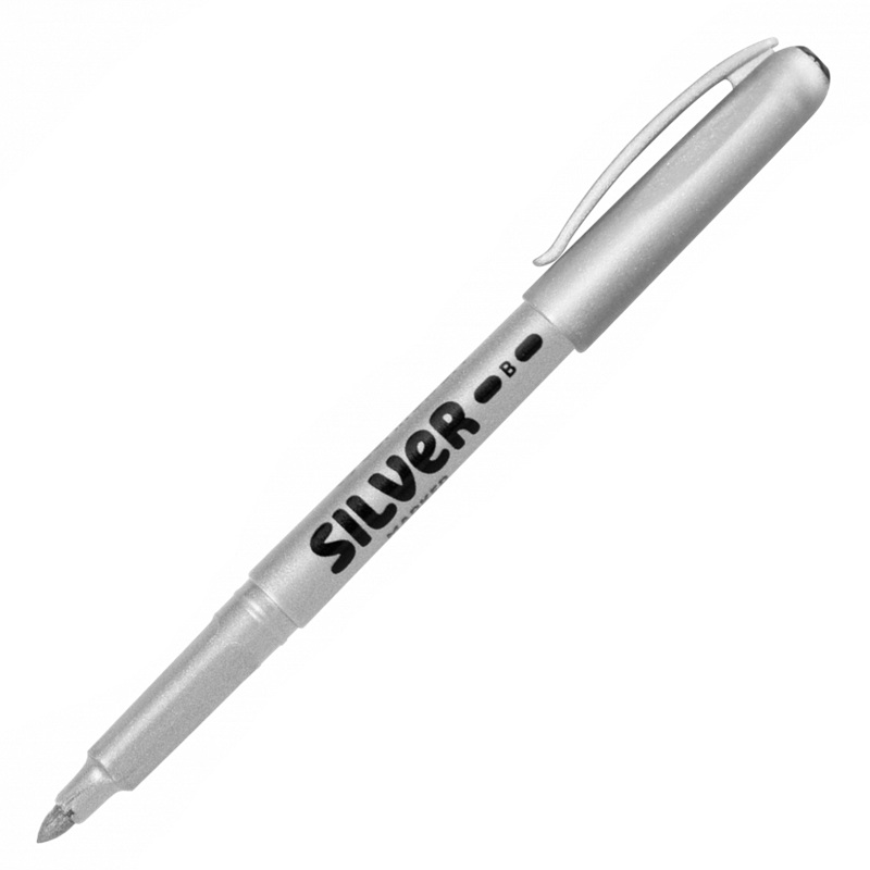 Permanentní popisovač CENTROPEN 2690, stříbrný silný