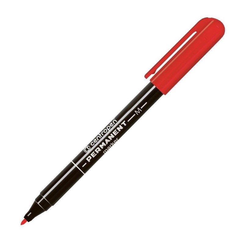 Permanentní popisovač CENTROPEN 2846, červený