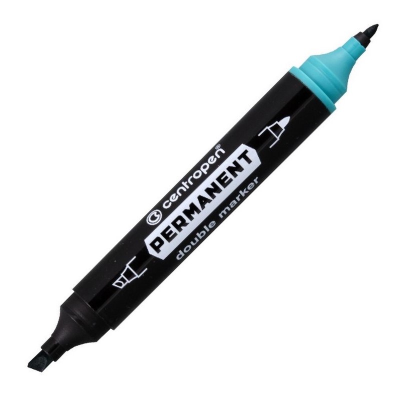 Permanentní popisovač CENTROPEN 1666, oboustranný zelený