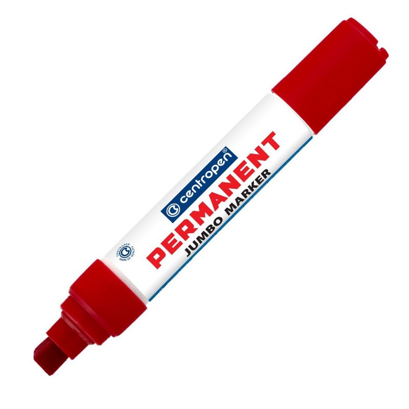 Permanentní popisovač JUMBO CENTROPEN 9110, červený