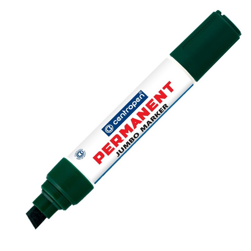 Permanentní popisovač JUMBO CENTROPEN 9110, zelený