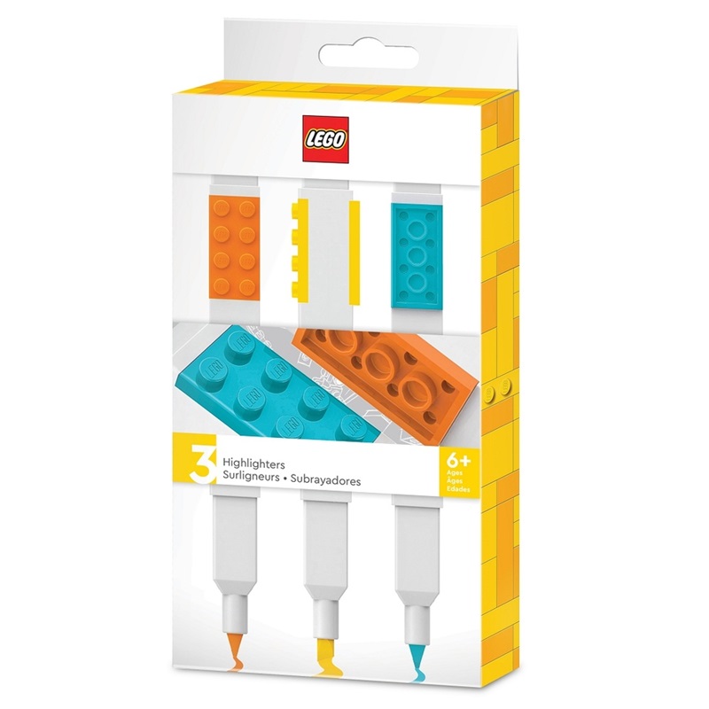 LEGO zvýrazňovače, 3ks