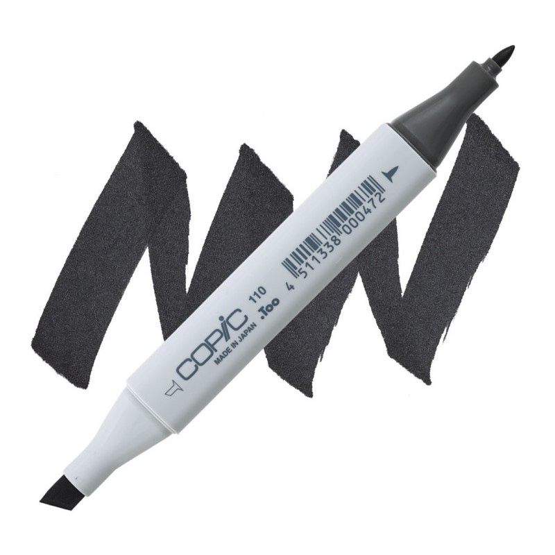 Lihová fixa COPIC Classic oboustranná Fine & Chisel, 110 Special black