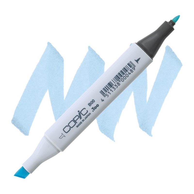 Lihová fixa COPIC Classic oboustranná Fine & Chisel, B00 Frost blue