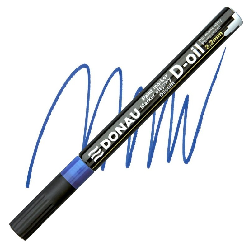 DONAU lakový popisovač 2,2mm, modrý