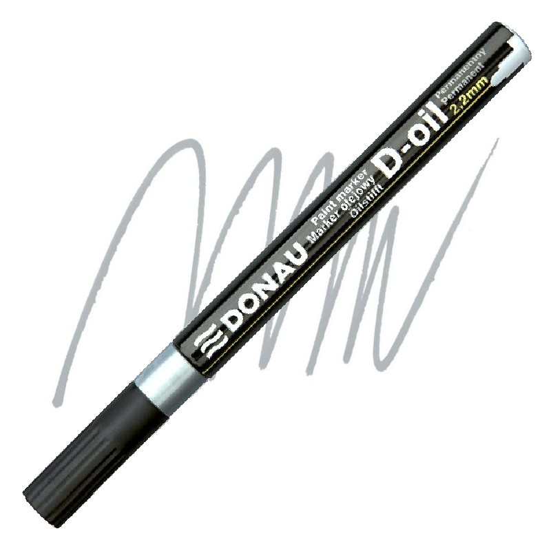 DONAU lakový popisovač 2,2mm, stříbrný
