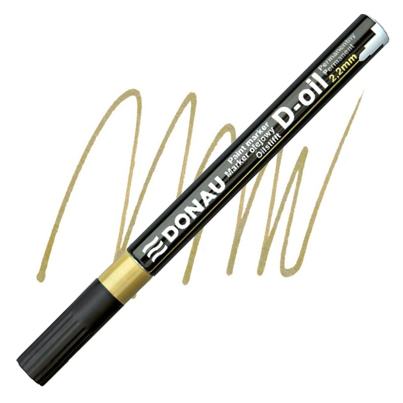 DONAU lakový popisovač 2,2mm, zlatý