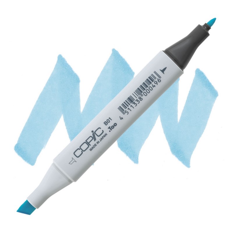 Lihová fixa COPIC Classic oboustranná Fine & Chisel, B01 Mint blue