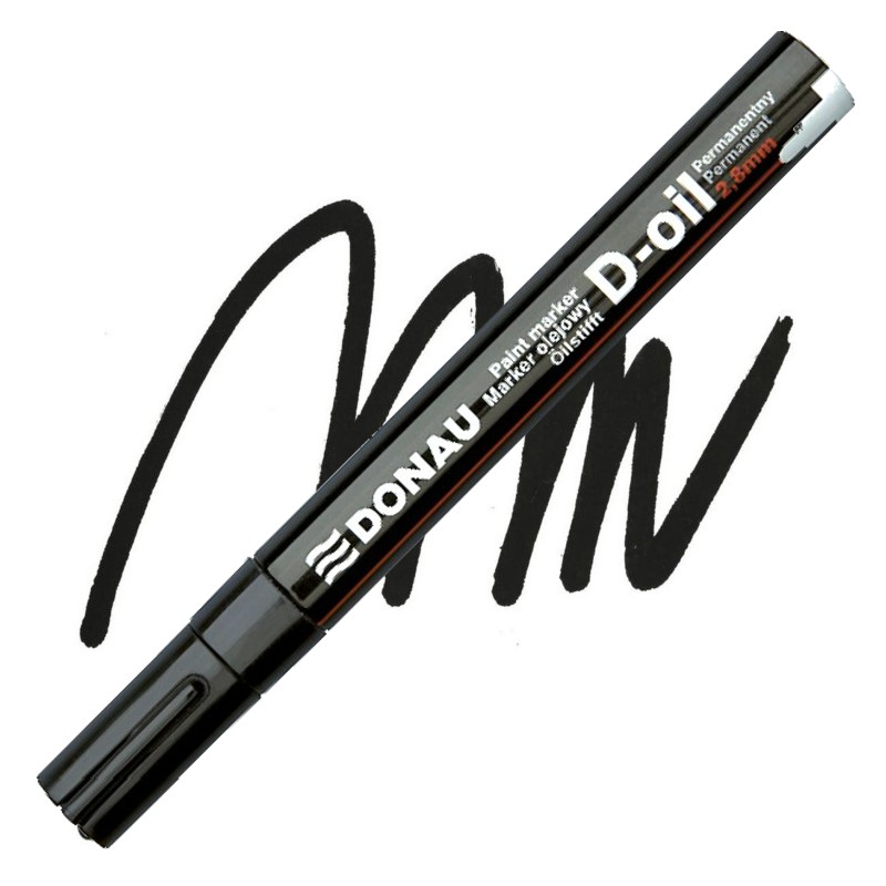 DONAU lakový popisovač 2,8mm, černý