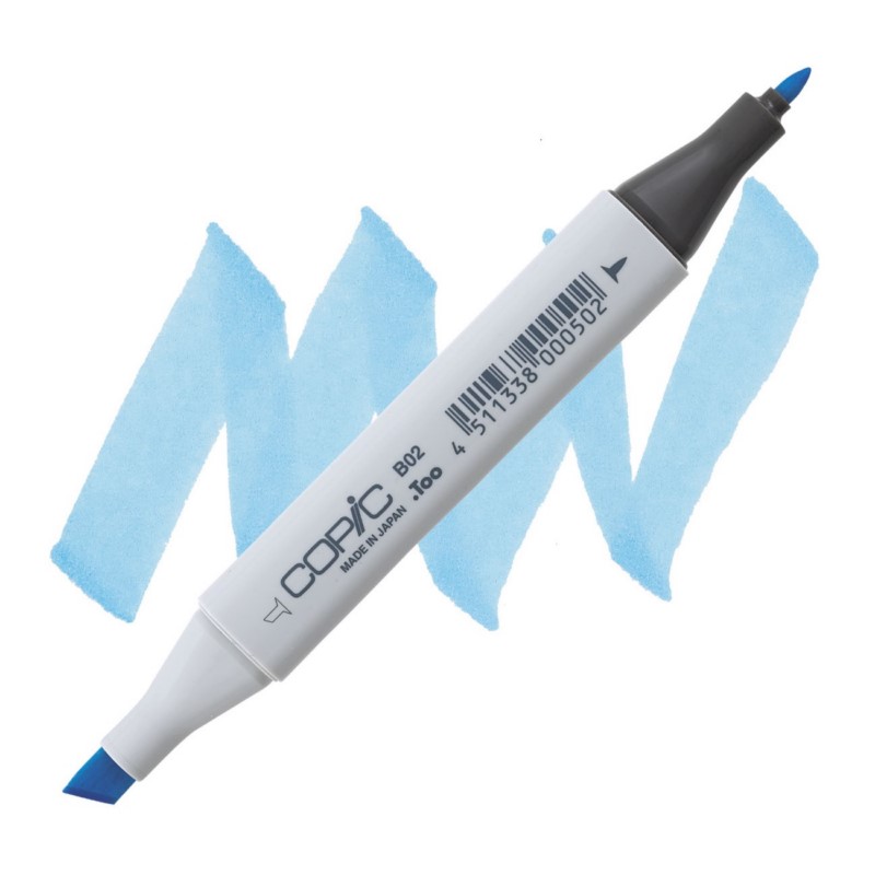 Lihová fixa COPIC Classic oboustranná Fine & Chisel, B02 Robin's egg blue