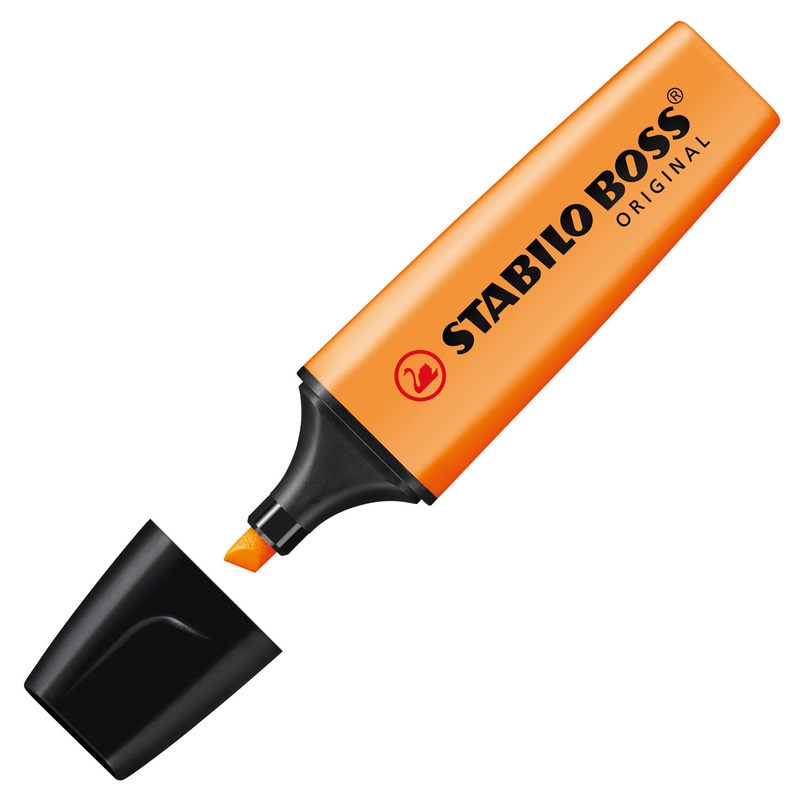 Zvýrazňovač STABILO BOSS ORIGINAL, oranžový