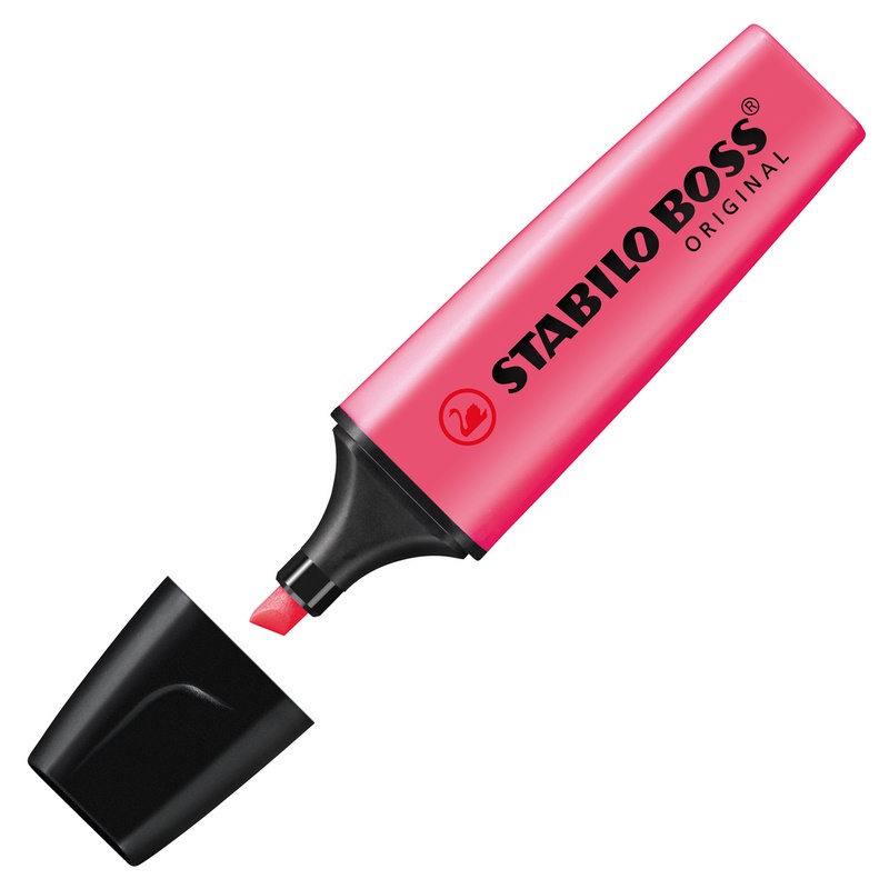 Zvýrazňovač STABILO BOSS ORIGINAL, růžový