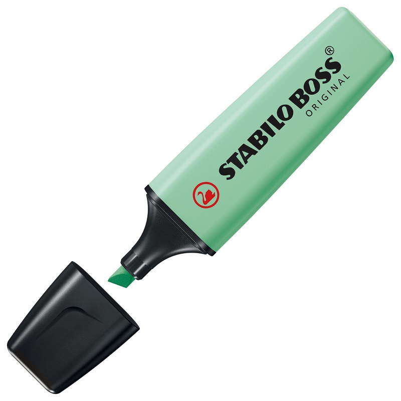 Zvýrazňovač STABILO BOSS ORIGINAL, pastel mentolový