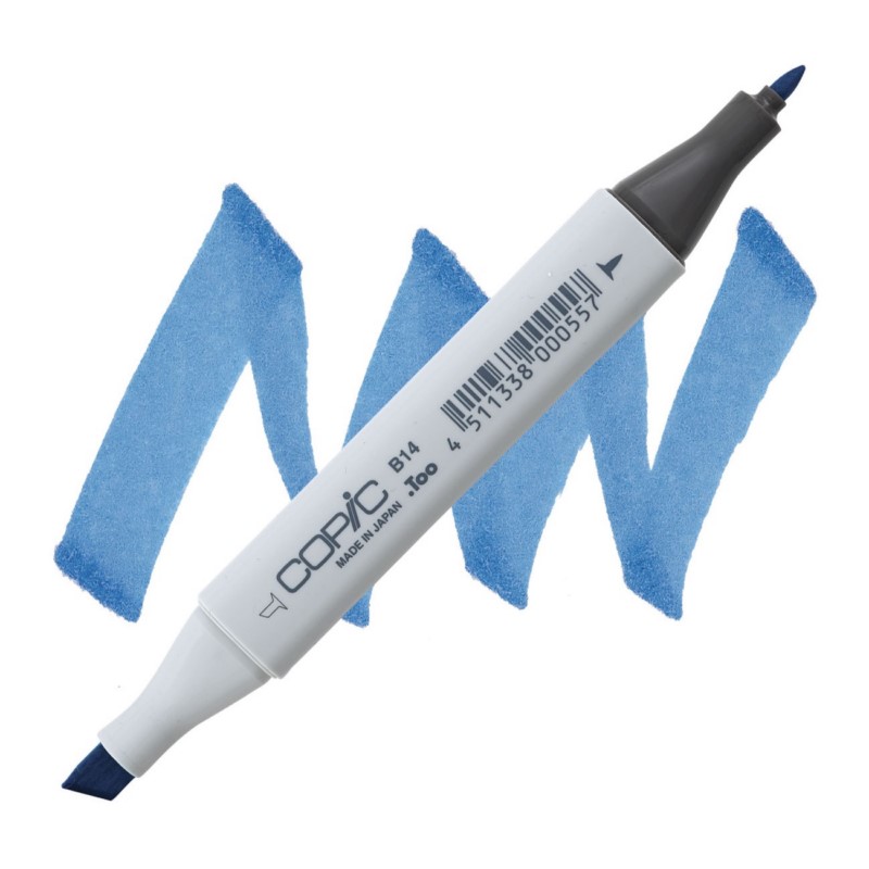 Lihová fixa COPIC Classic oboustranná Fine & Chisel, B14 Light blue