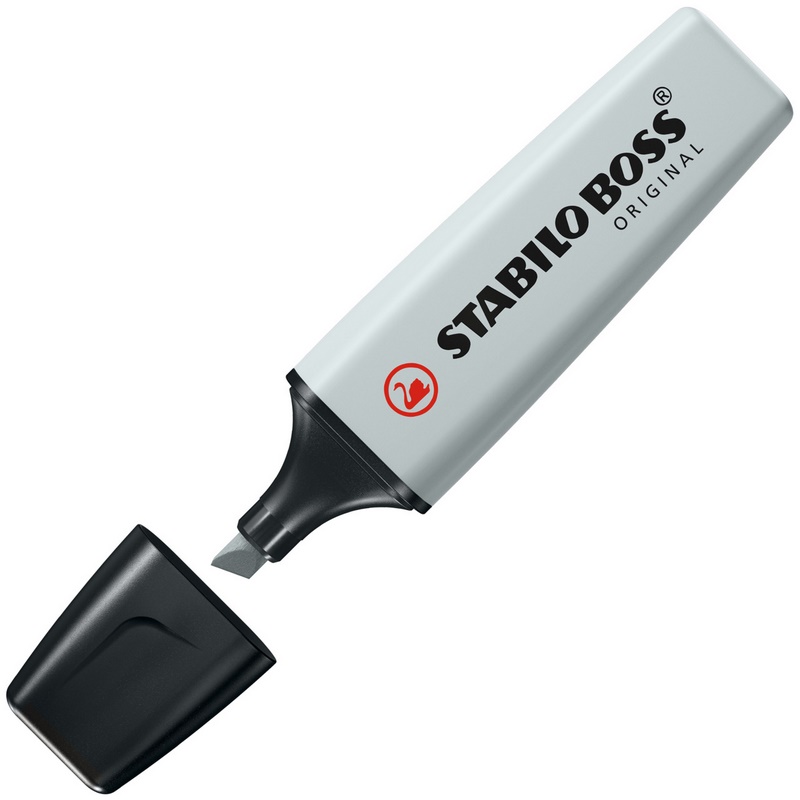 Zvýrazňovač STABILO BOSS ORIGINAL, pastel hedvábně šedý