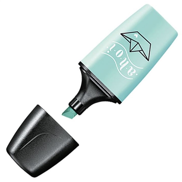 Zvýrazňovač STABILO BOSS MINI, pastel modrý