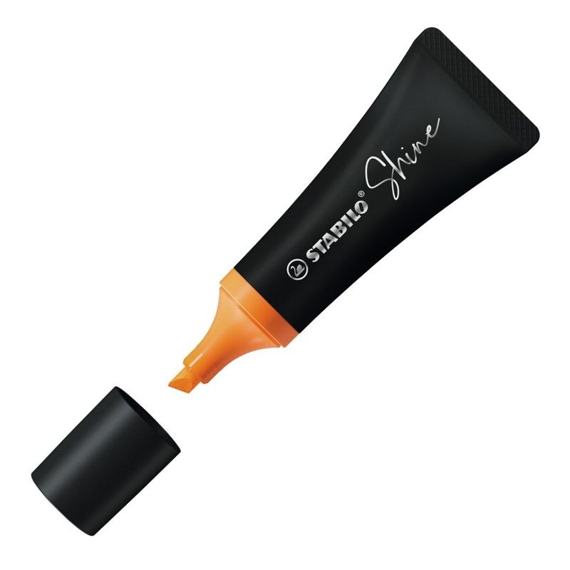 Zvýrazňovač STABILO Shine, oranžový