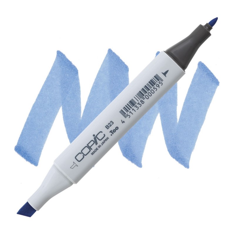 Lihová fixa COPIC Classic oboustranná Fine & Chisel, B23 Phthalo blue