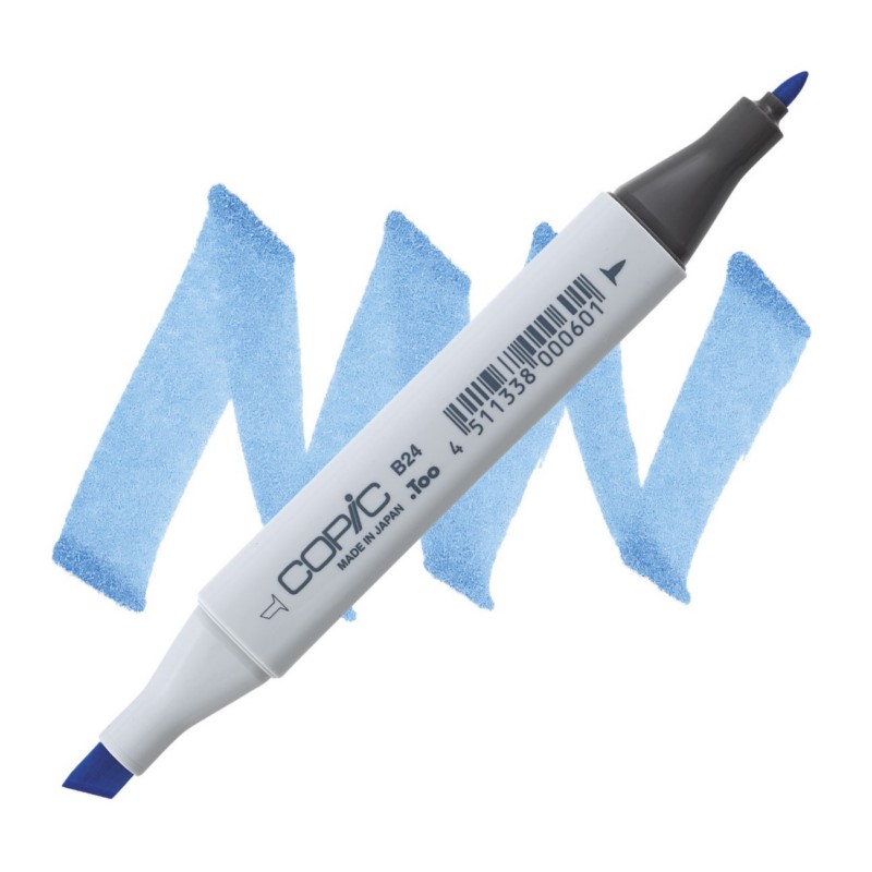 Lihová fixa COPIC Classic oboustranná Fine & Chisel, B24 Sky