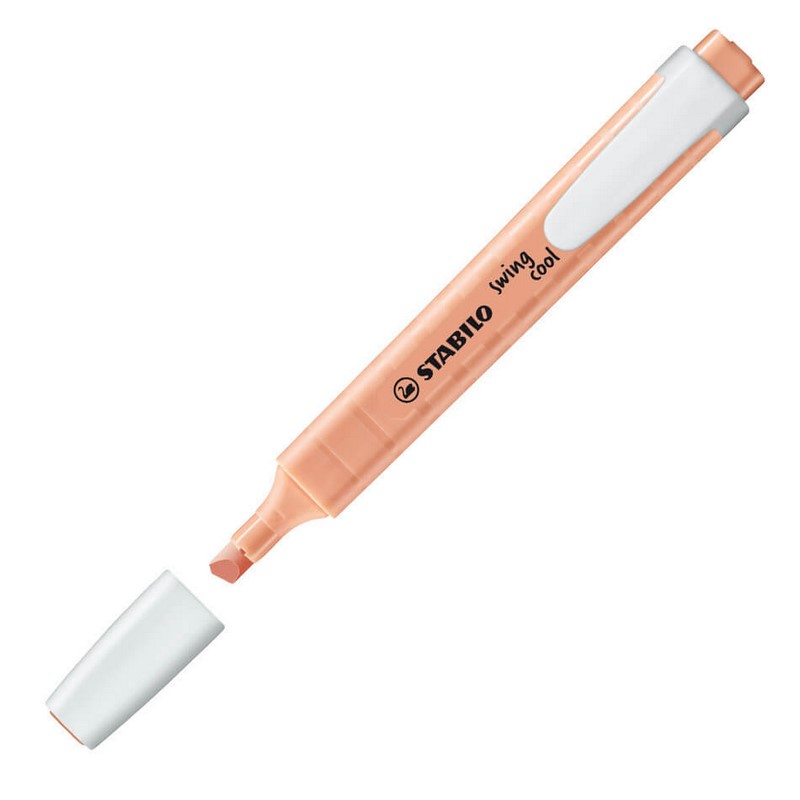 Zvýrazňovač STABILO swing cool Pastel, oranžový