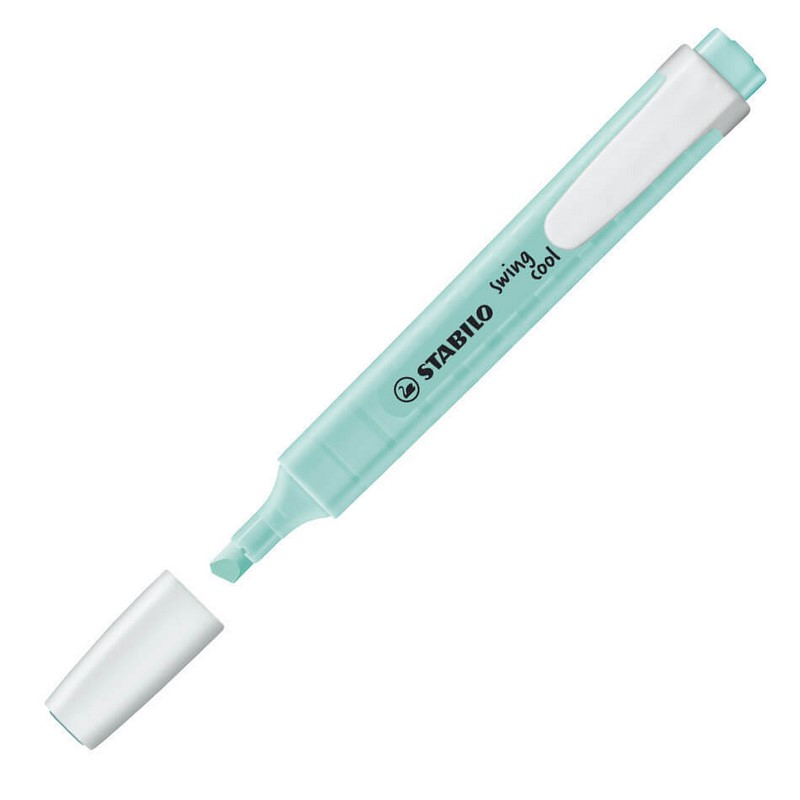Zvýrazňovač STABILO swing cool Pastel, tyrkysový