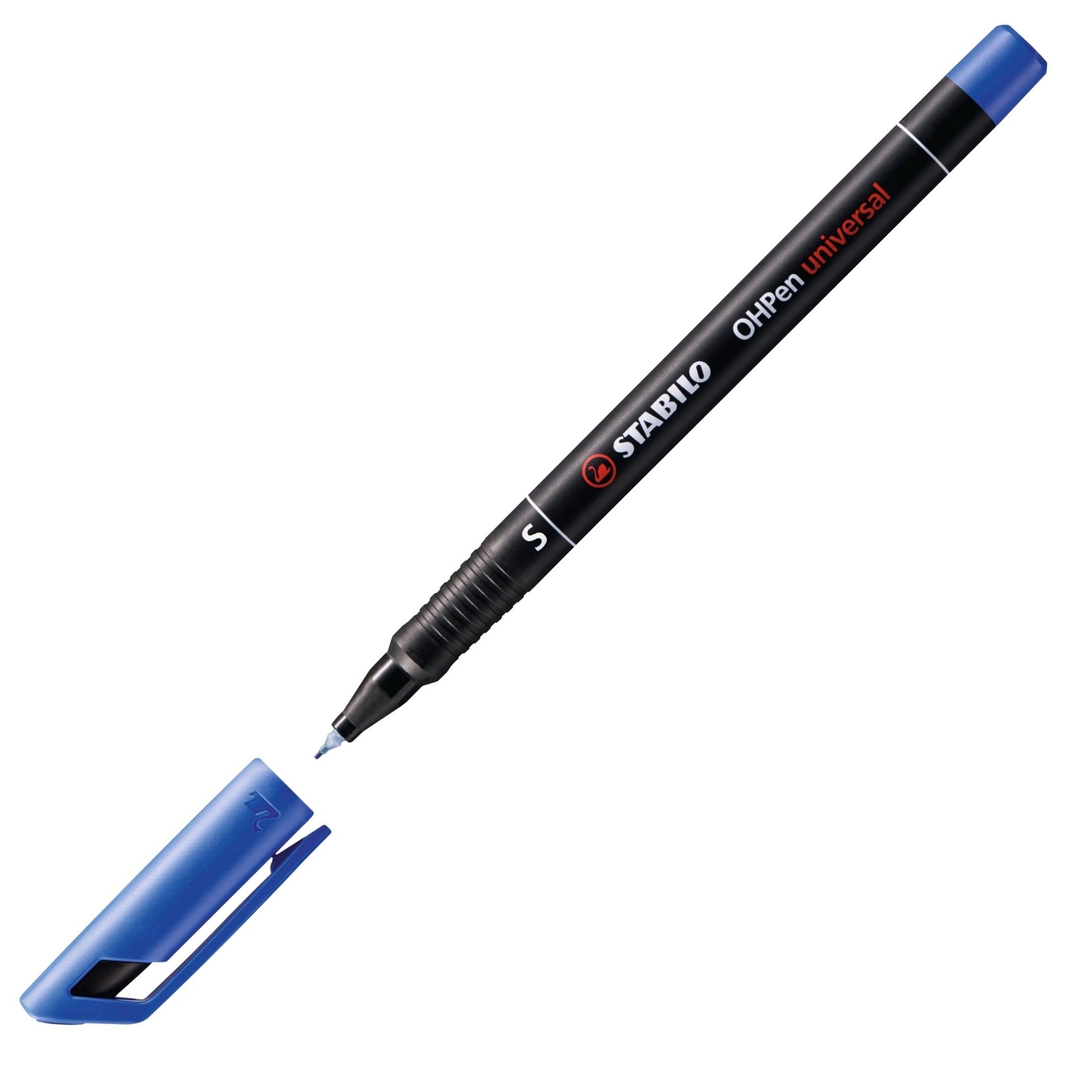 Popisovač STABILO OHPen universal 0,4mm S, modrý
